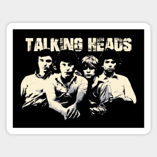 Talking Heads Retro Style Magnet